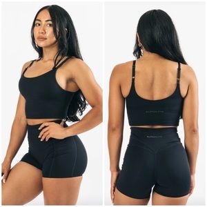 Alphalete Force Alphalux Crop Tank Sports Bra